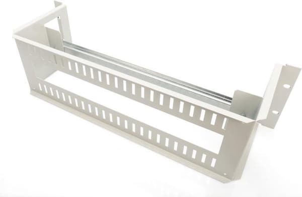 DIGITUS Hutschienenträger 3HE 19" (483mm) + Hutschiene grå