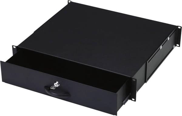Digitus DN-19 KEY-2U-SW 19 tommer Server rack skabsskuffe 2 U Sort
