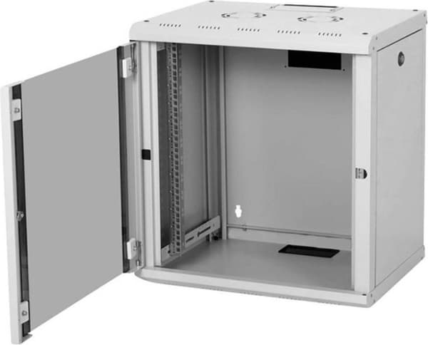 Digitus DN-19 12-U 19 tommer vægskab (BxHxD) 600 x 643 x 450 mm 12 U Grå-hvid (RAL 7035)
