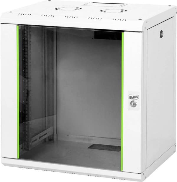 Digitus DN-19 12-U 19 tommer vægskab (BxHxD) 600 x 643 x 450 mm 12 U Grå-hvid (RAL 7035)