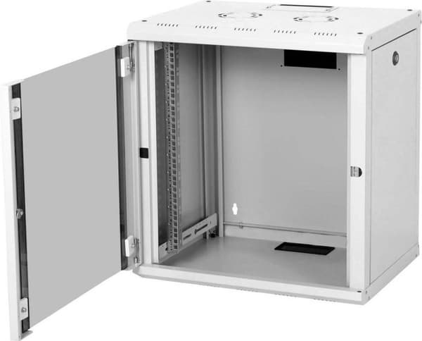 Digitus DN-19 12-U 19 tommer vægskab (BxHxD) 600 x 643 x 450 mm 12 U Grå-hvid (RAL 7035)