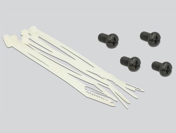 19'' Patch Panel 1U med roterbare porte til 24 Keystone-moduler / sort
