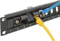 Miniatyrbillede 2 af 6: 19'' Patch Panel 1U med roterbare porte til 24 Keystone-moduler / sort