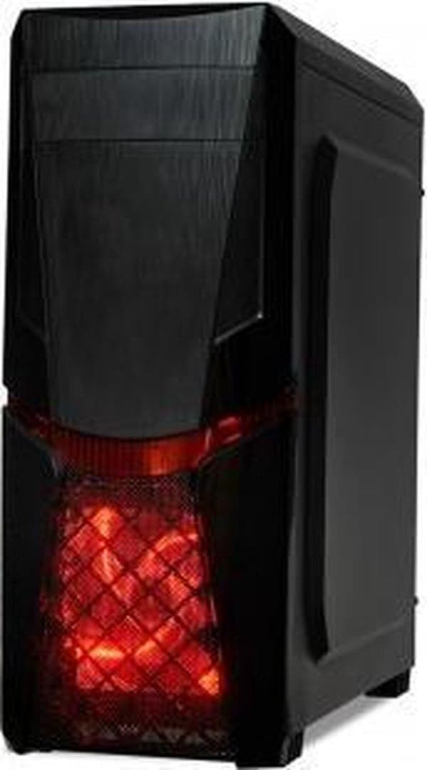 iBox ORCUS X14 Midi Tower musta musta