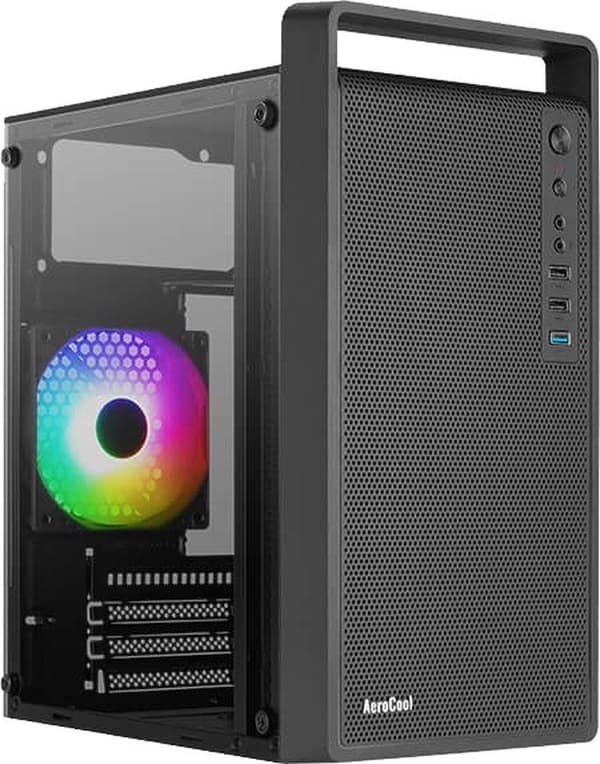 Fodral Aerocool PGS CS-109-G-BK-v1 FRGB Svart