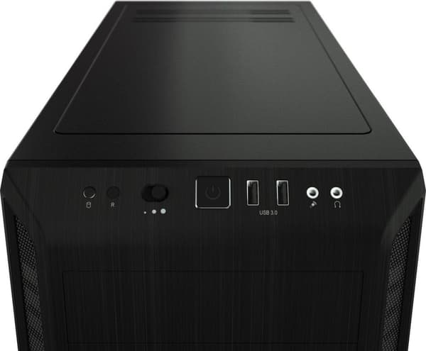 var tyst! Pure Base 600 Window Midi Tower Svart
