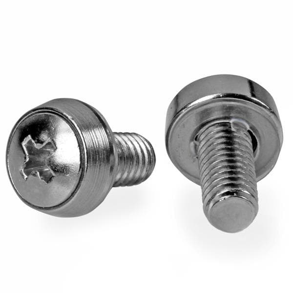 StarTech.com 50 Pack M6 monteringsskruer til rackserveretuier - skruesæt (pakke med 100) (CABSCREWSM62)