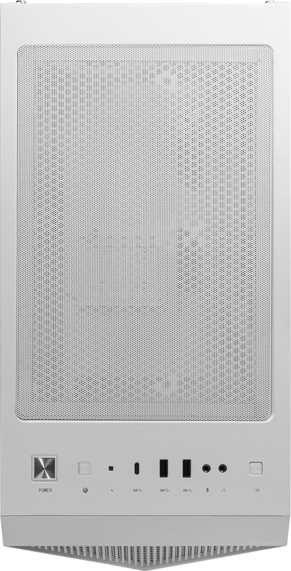 MSI MPG GUNGNIR 110R - MDT - ATX - sivupaneeli ikkunalla (karkaistu lasi) - ei virtalähdettä (ATX) - valkoinen - USB/Audio (306-7G10W21-W57)