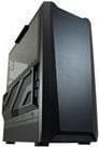 LC Power Gaming 900B Lumaxx Gloom - Midtower - ATX - Sidepanel med vindue (hærdet glas) - Sort - USB/Audio Sort