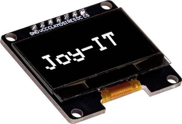 Joy-it SBC-OLED01.3 Skærmmodul 3,3 cm (1,3 tommer) 128 x 64 pixels Velegnet til serier: Arduino, Raspberry Pi, ASUS Tin