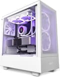 Miniatyrbillede 1 af 7: NZXT H5 FLOW Hvid - Midtower model - Mini-ITX, Micro-ATX, ATX - ingen strømforsyning - SGCC stål, hærdet glas - Hvid