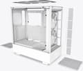 Pikkukuva 3 / 6: NZXT H5 ELITE Valkoinen - Keskitornimalli - Mini-ITX, Micro-ATX, ATX - ei virtalähdettä - SGCC teräs, karkaistu lasi - valkoinen