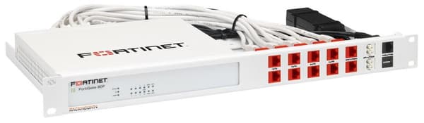 Rackmount.IT RM-FR-T15 - Netværksopsætning - rackmonterbar - RAL 9003 - 1U - 48,3 cm (19") - til Fortinet FortiGate 80F, 81F (RM-FR-T15)