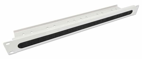 Intellinet - telinekaapelin sisäänvientielementti - harmaa RAL 7035 - 1U - 48,3 cm (19") (2 kpl pakkaus) (715836)