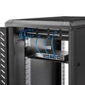 Miniatyrbillede 3 af 7: StarTech.com 48,30 cm (19") 2U hylde til serverskab, bæreevne op til 20 kg, fremstillet af stålplade - stativ - hylde - til P/N: RK4320AV, 4POSTRACK25