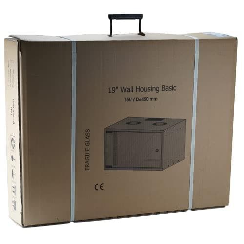 EFB Electronics WGB-1909TS.60 Rack 9U vægmonteret hylde Sort (WGB-1909TS.60)