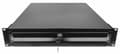 Miniatyrbillede 3 af 5: Intellinet - Rack Opbevaringsskuffe - Sort, RAL 9005 - 2U - 48,3 cm (19") (715829)