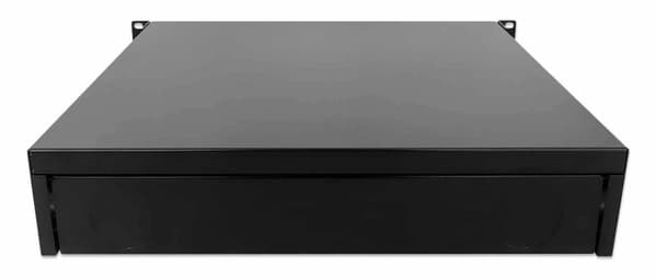 Intellinet - Rack Opbevaringsskuffe - Sort, RAL 9005 - 2U - 48,3 cm (19") (715829)