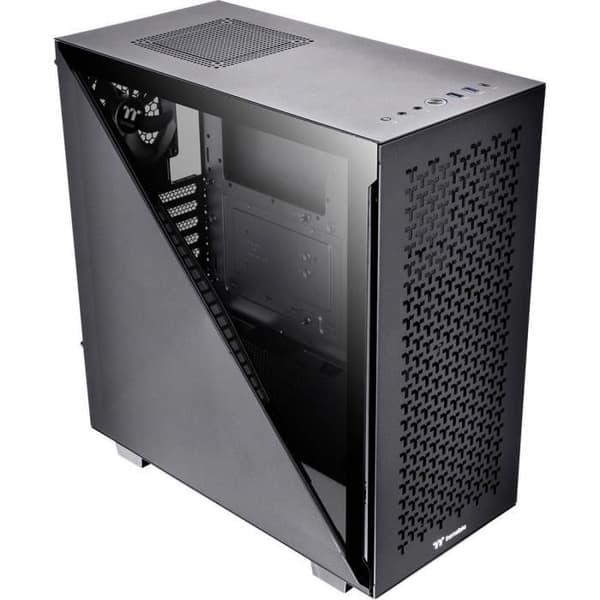 PC-hölje - Thermaltake - Divider 300 TG Air - Svart - 2 fläktar - Sidofönster