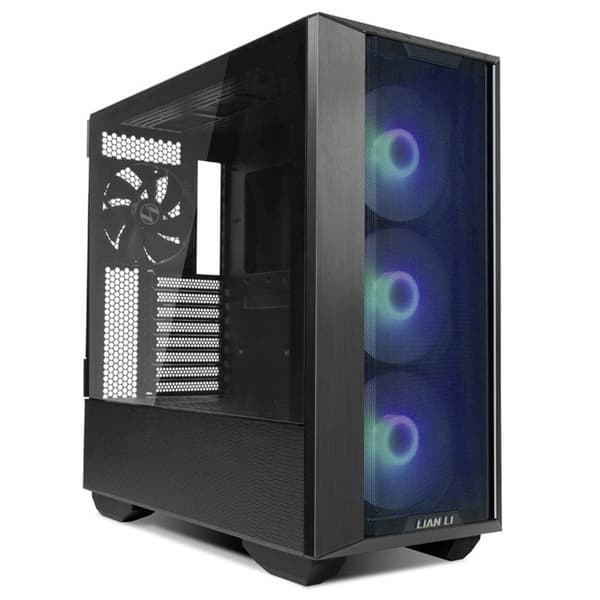 Lian Li Lian Li LANCOOL III Midi-Tower, RGB - schwarz Midi-Tower Datorchassi Svart Svart, Transparent