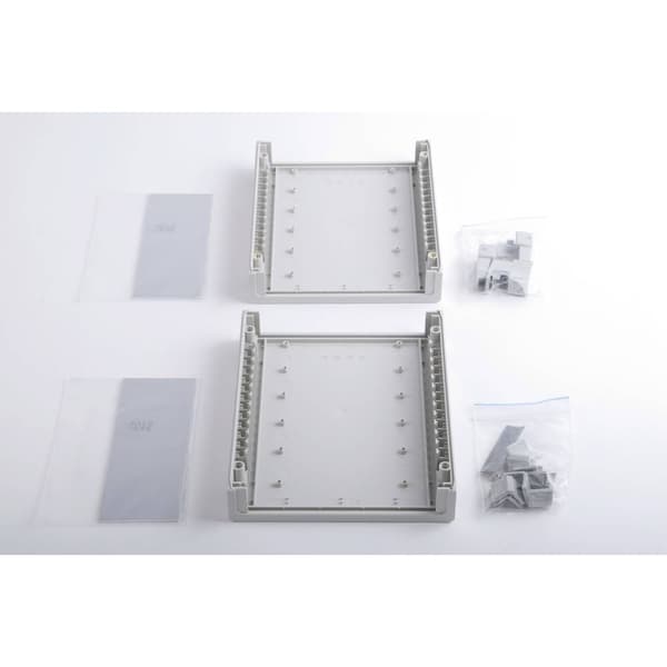Bopla UM 32009 SET Bordskåp (L x B x H) 157.50 x 198.90 x 62.20 mm ABS Grå-vit (RAL 7035) 1 set