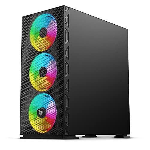 SAVIO PC-fodral Raptor X1 ARGB Glas/Mesh Svart