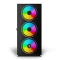 Miniatyrbild 1 av 5: SAVIO PC-fodral Raptor X1 ARGB Glas/Mesh Svart