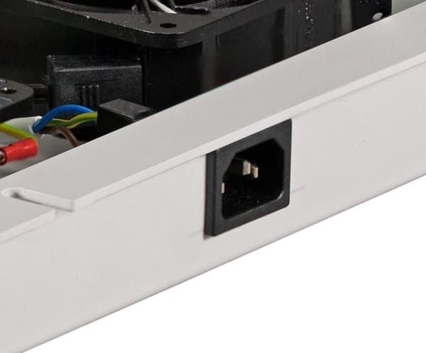 EFB elektronik takfläkt 2x för PRO, öppning A, inkl termostat, RAL7035, fläktenhet för användning i taket på PRO-skåpen, installation i monteringsöppn