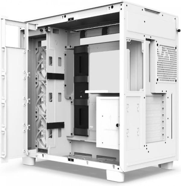 NZXT H9 Helvit - Midi Tower - PC - Vit - ATX - micro ATX - Mini-ITX - Stål - Härdat glas - 16,5 cm (CM-H91FW-01)