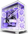 Miniatyrbild 1 av 5: NZXT H9 Helvit - Midi Tower - PC - Vit - ATX - micro ATX - Mini-ITX - Stål - Härdat glas - 16,5 cm (CM-H91FW-01)