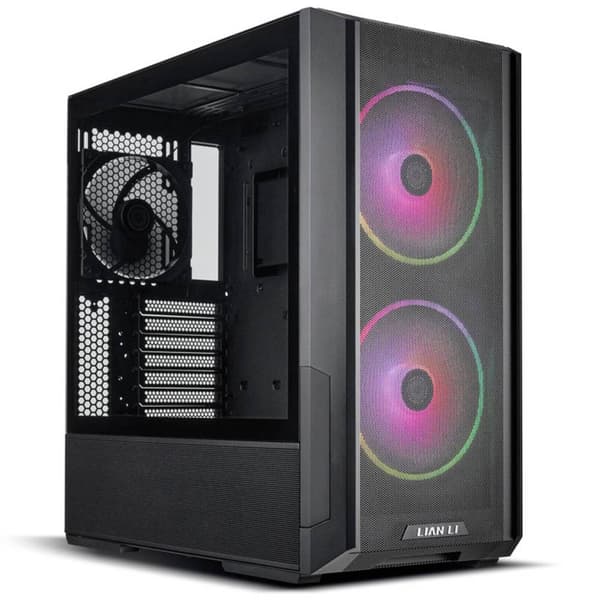 Lian Li LANCOOL 216RX Midi-Tower Hölje, Datorchassi GAMER Svart Svart