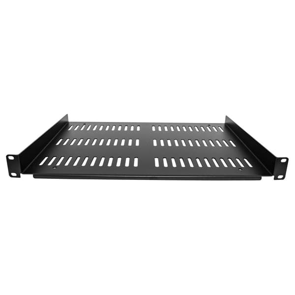 StarTech.com 1U rackhylde - Universal ventileret 19 tommer serverrackhylde/bakke til AV/data/netværksudstyr - Cantilever/Cantilever - Holdbart design