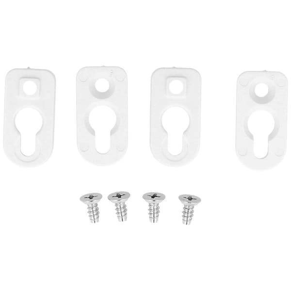 Hammond Electronics 1556FOOTWH-4 Monteringsfot ABS plast Vit (L x B x H) 51 x 51 x 5 mm 4 st