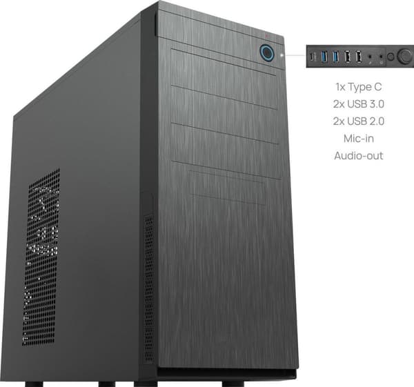 Chieftec HC-10B-OP datorfodral Mini-Tower Svart