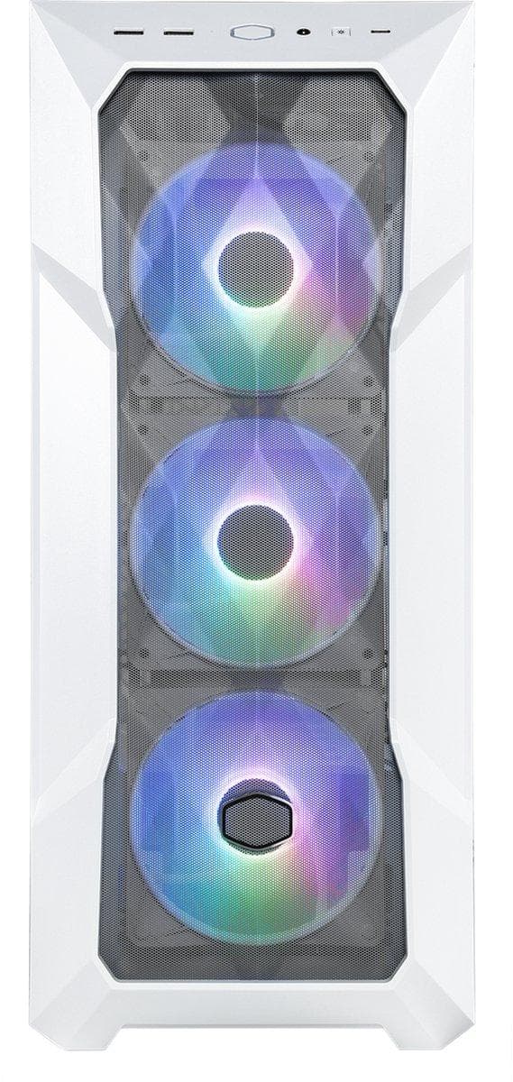 Cooler Master MasterBox TD500 Mesh V2 - Midi Tower - PC - Vit - ATX - micro ATX - SSI CEB - Mini-ITX - EATX - Mesh - Härdat glas - Plast - Stål - Mult