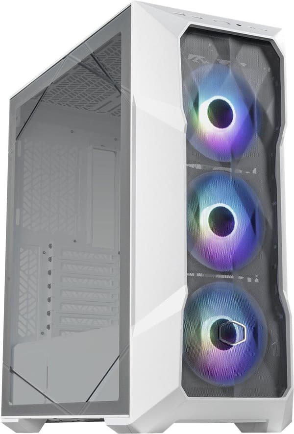Cooler Master MasterBox TD500 Mesh V2 - Midi Tower - PC - Vit - ATX - micro ATX - SSI CEB - Mini-ITX - EATX - Mesh - Härdat glas - Plast - Stål - Mult