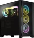 Pikkukuva 5 / 7: CORSAIR iCUE 4000D RGB Airflow - Keskitorni - E-ATX - ikkunallinen sivupaneeli (karkaistu lasi) - ei virransyöttöä (ATX) - musta - USB/Audio (CC-90112