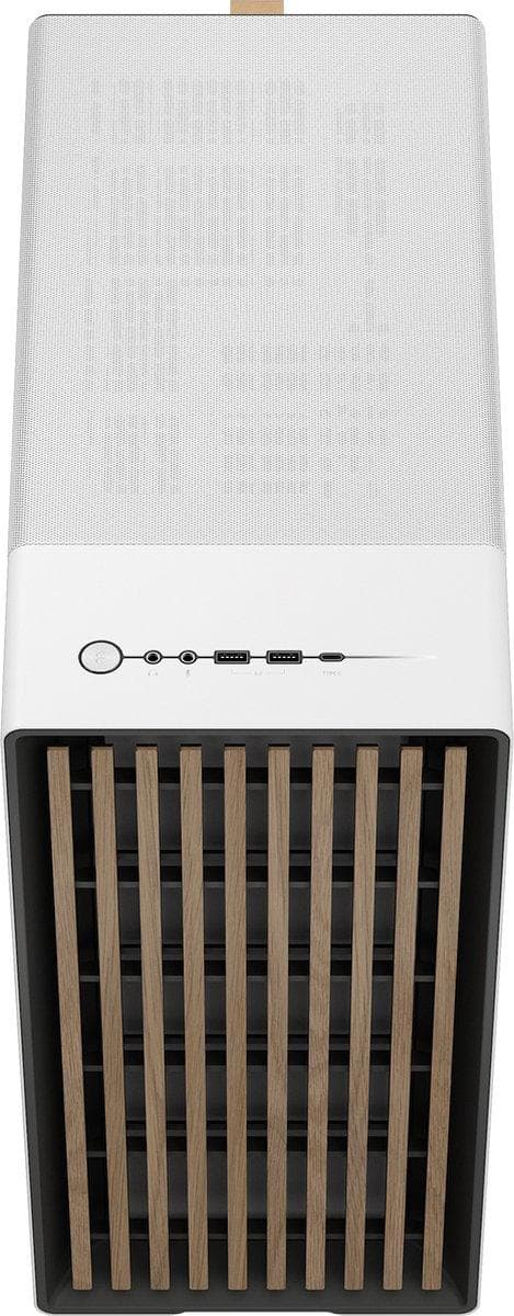 Fractal Design North - Mellemtårn - ATX - ingen strømforsyning (ATX) - Kridhvid - USB/Audio (FD-C-NOR1C-03)