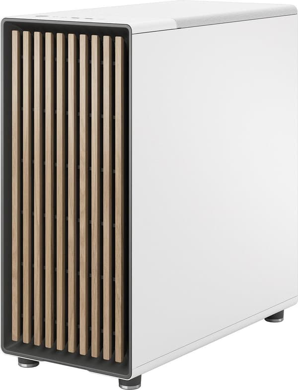 Fractal Design North - Mellemtårn - ATX - ingen strømforsyning (ATX) - Kridhvid - USB/Audio (FD-C-NOR1C-03)