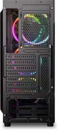 Miniatyrbild 8 av 8: Sharkoon RGB Wave - Tower - ATX - sidopanel med fönster (härdat glas) - ingen strömförsörjning - USB/ljud