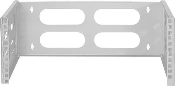 Logilink - Rack Bracket - velegnet til vægmontering - lysegrå, RAL 7035 - 4U - 48,3 cm (19") (W04B40G)