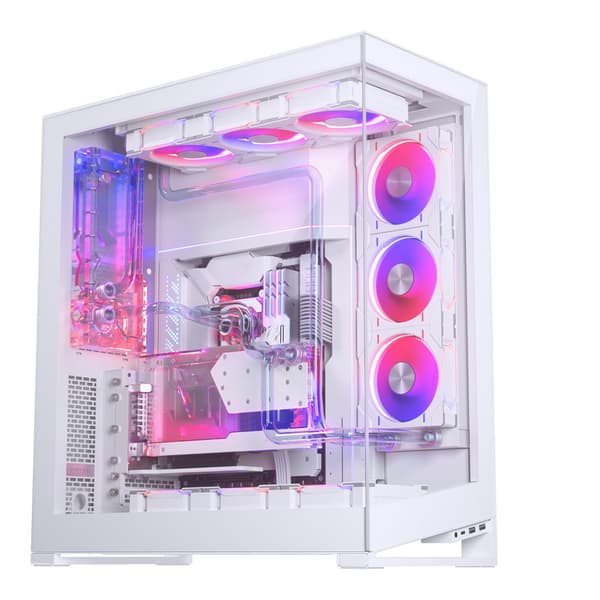Phanteks NV Series NV7 Case Tempered Glass Windows, DRGB, Matte White