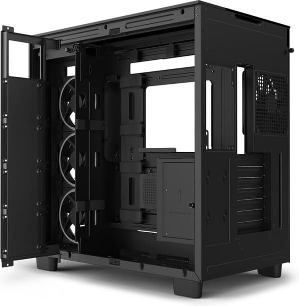 NZXT Case H9 Elite Black Midi ATX (CM-H91EB-01) Sort