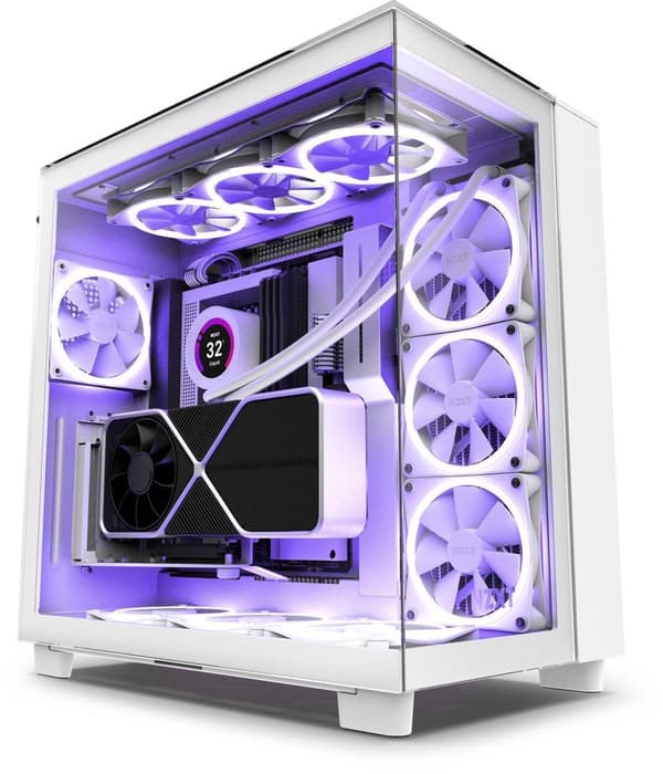 NZXT Case H9 Elite White Midi ATX (CM-H91EW-01)