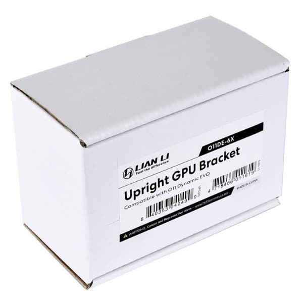 Lian Li Upright GPU Bracket für O11DEX und O11DEG - schwarz PC-chassi uppgraderingskit Svart