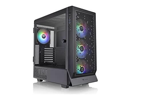 Thermaltake Ceres 500 TG ARGB - Midi Tower - PC - Svart - ATX - EATX - micro ATX - Mini-ITX - Metall - Härdat glas - Multi (CA-1X5-00M1WN-00) Svart