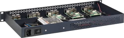 RackmountIT Rack Mount för 5 enheter Raspberry Pi 4 (RM-PI-T1)