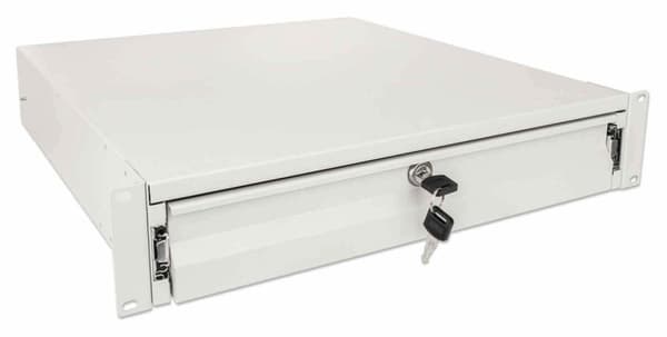 Intellinet - Rack Opbevaringsskuffe - Grå, RAL 7035 - 2U - 48,3 cm (19") (715843)