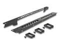 Miniatyrbillede 3 af 3: DeLOCK 66237 - Rackmontering - 1U - sort - metal - plastik - 69 mm - 483 mm (66237)