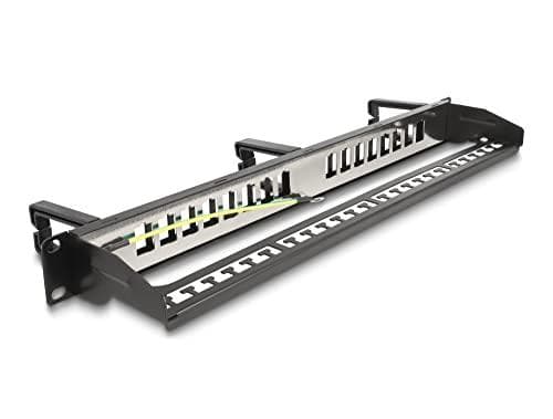DeLOCK 66237 - Rackmontering - 1U - sort - metal - plastik - 69 mm - 483 mm (66237)